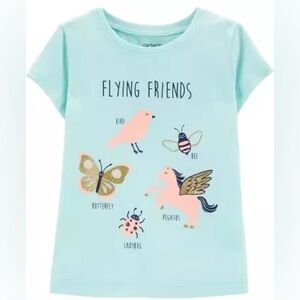 ISO CARTERS FLYING FRIENDS GRAPHIC TSHIRT
